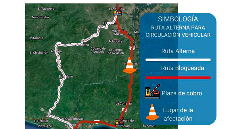 Continúan labores de atención y limpieza en la autopista Siglo XXI 