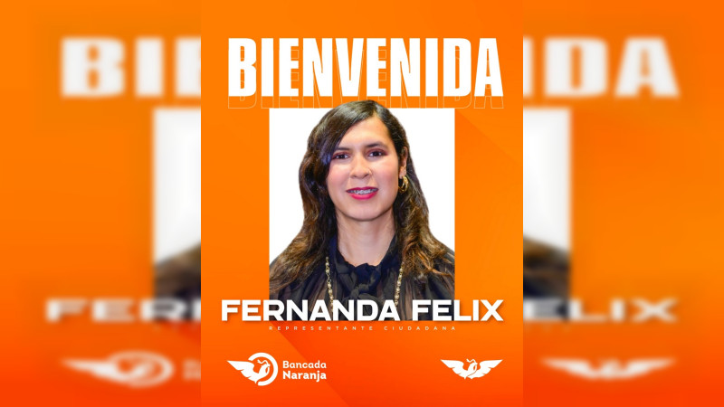 María Fernanda Félix se convierte en la primera diputada federal trans de Movimiento Ciudadano 