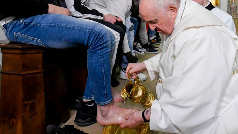 Papa Francisco visitará una cárcel de mujeres para lavado de pies propio de Semana Santa 