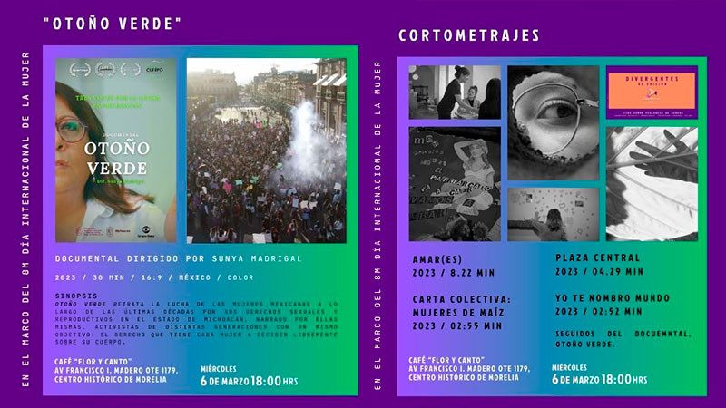 Festival de cine feminista llega a Morelia, Michoacán 