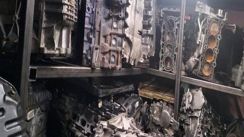 Confiscan más de 20 toneladas de autopartes robadas, en la alcaldía Cuauhtémoc 