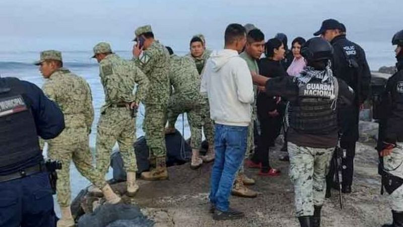 Encuentran el cuerpo sin vida del último soldado arrastrado por el mar en Ensenada 