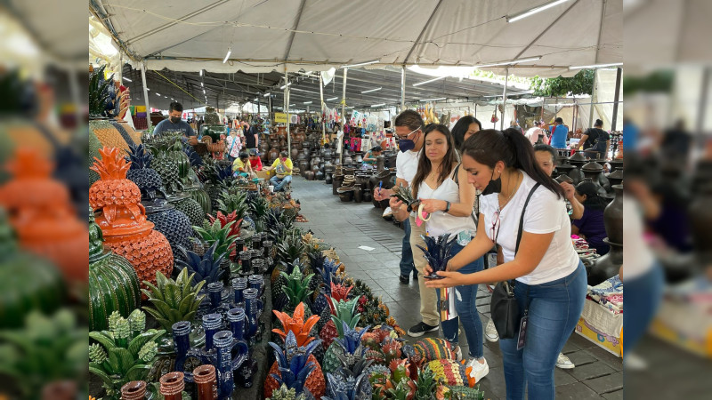 Uruapan, listo para presumir riqueza artesanal con tianguis de Domingo de Ramos
