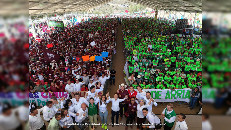   Claudia Sheinbaum destaca la fuerza de la 4T ante la guerra sucia de la oposición 