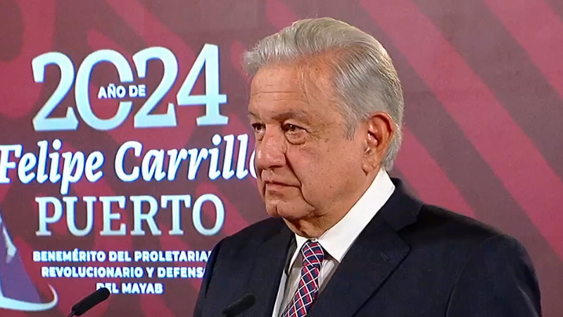 Descarta AMLO presentar denuncia por daños ocasionados a Palacio Nacional 