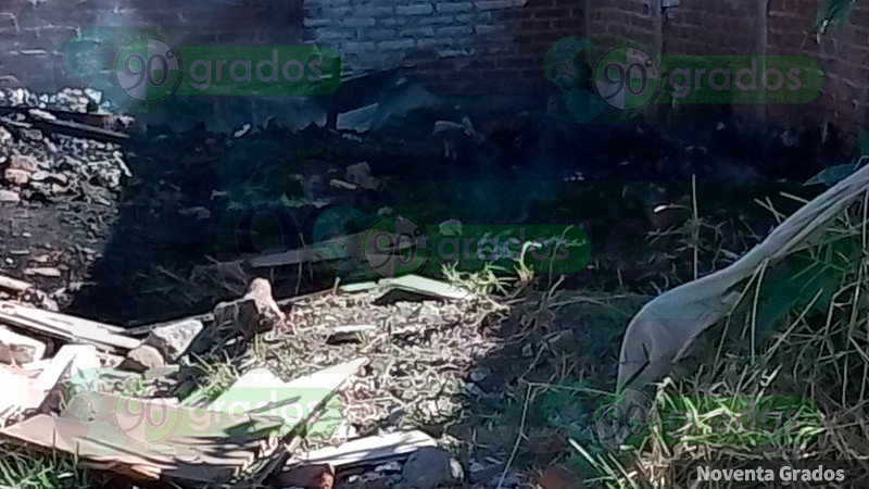 Se incendia  vivienda y sujeto pierde la vida en Zamora, Michoacán
