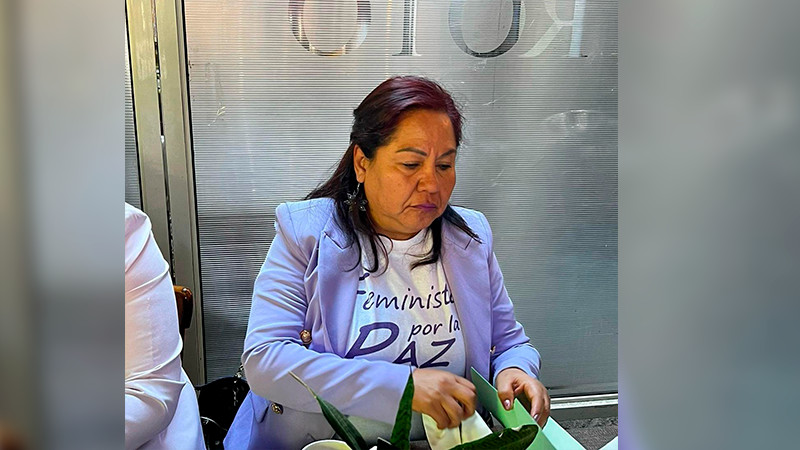 En Querétaro, feministas garantizan paz durante marcha del 8M 