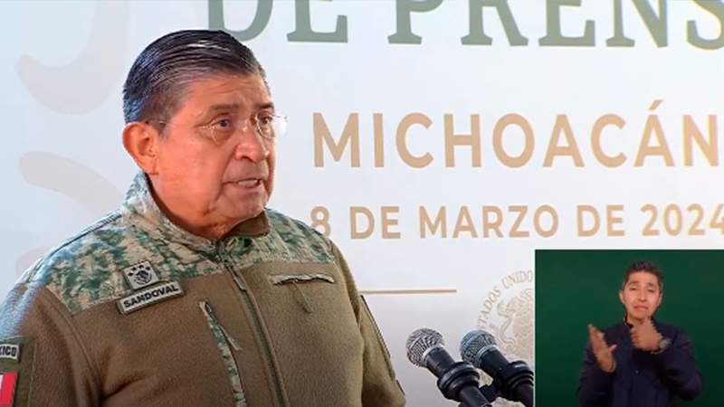 Michoacán en octavo lugar de homicidios: Luis Cresencio Sandoval 