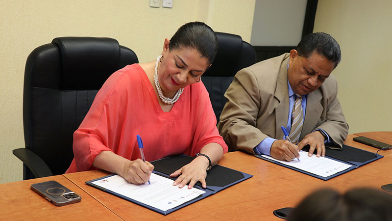 Firman convenio Instituto Tecnológico de Morelia y de Lázaro Cárdenas   