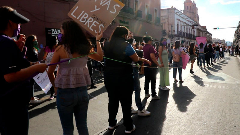 Estos son los cortes viales que habrá por manifestaciones del 8M en Morelia, Michoacán  