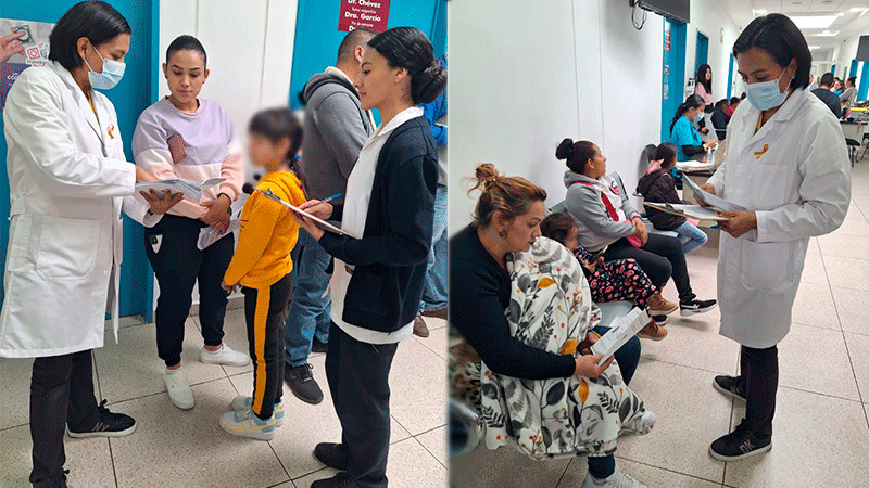 Promueve centro de salud de Uruapan detección temprana de cáncer infantil 