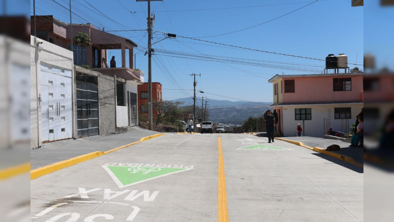 Abren a la circulación calle Batalla de Cerro Gordo, en Morelia 
