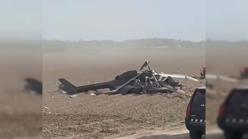 Se desploma helicóptero de la Guardia Nacional cerca de la frontera entre México y EE. UU; tres mueren 