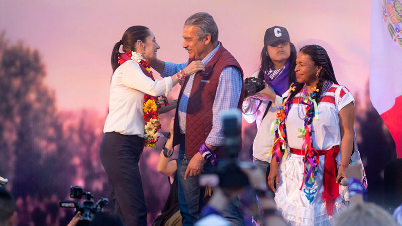 “No solo llega Claudia a la presidencia, llegan todas las mujeres de México”: Morón 
