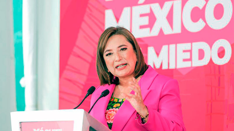 Van a tener una presidenta que no les va a poner vallas en Palacio Nacional: Xóchitl Gálvez tras marchas del 8M 