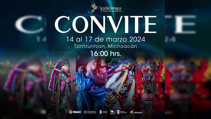 Conoce el recorrido que tendrá el convite a la K’uínchekua 