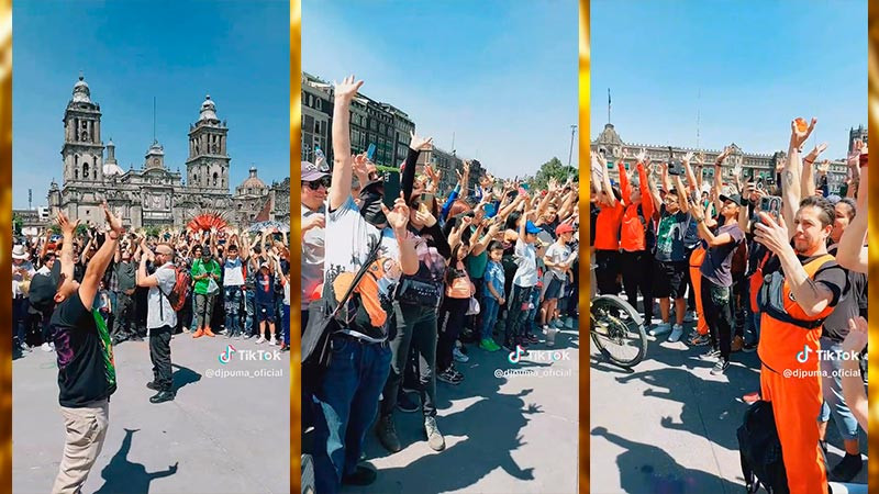 Mexicanos despiden a Akira Toriyama con una emotiva Genkidama en el Zócalo 