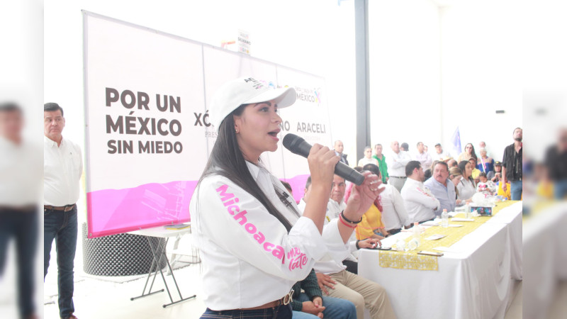 El dos de junio diremos ¡ya basta! a la inseguridad y a la omisión de las autoridades para combatirla: Araceli Saucedo 