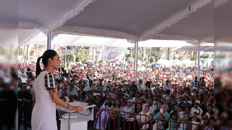 Claudia Sheinbaum consolidará la 4T de la mano de los y las habitantes de Tehuacán, Puebla 