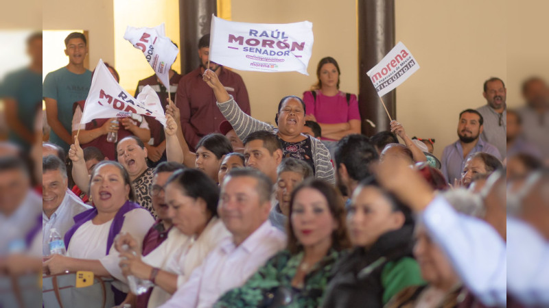 Llama Raúl Morón a pensar en grande al pueblo de Michoacán