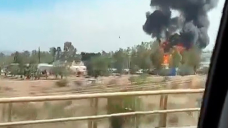 Se incendian más de mil tanques de gas LP en Aguascalientes; hay un lesionado 