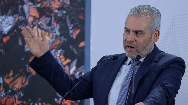 Secretaría de Seguridad Pública de Michoacán cuenta ya con agrupamiento antibombas, asegura gobernador 