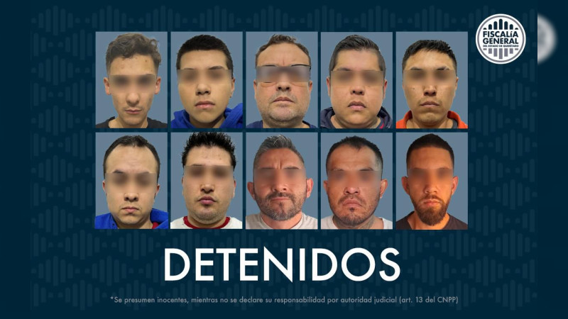 Diez detenidos por homicidio al interior de un anexo de la colonia Unidad Nacional en Querétaro 