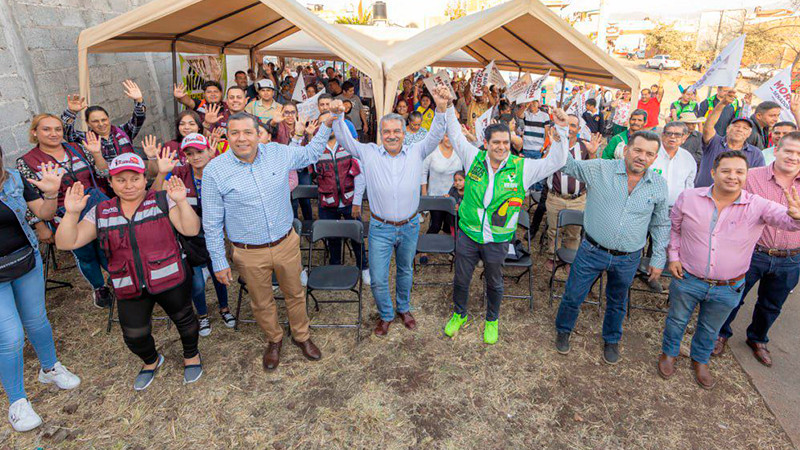 “Vamos a demostrar que en Michoacán hay gente progresista ”: Raúl Morón