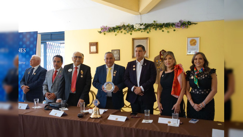 Reconocen labor altruista y humanista del Club de Leones