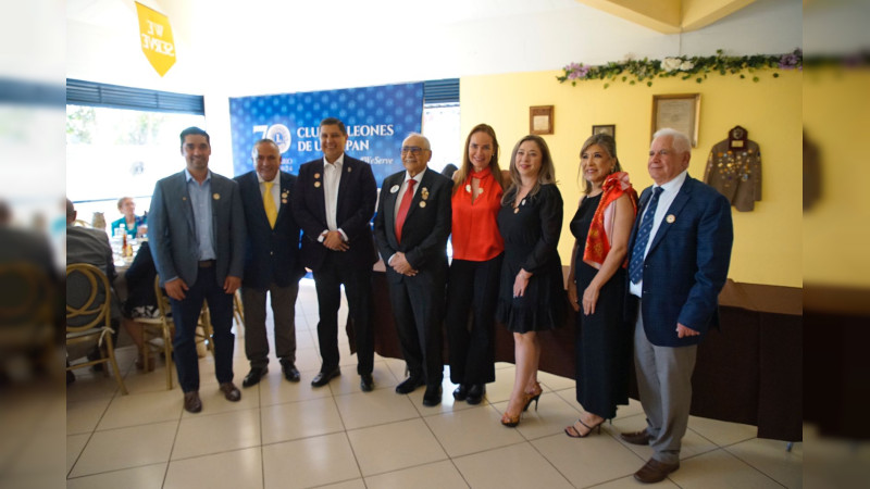 Reconocen labor altruista y humanista del Club de Leones