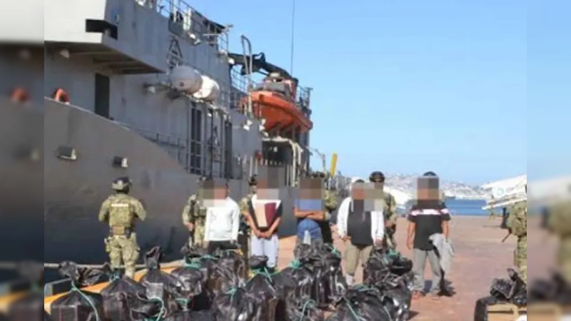 Aseguran 3 toneladas de droga colombiana en costas de Guerrero 