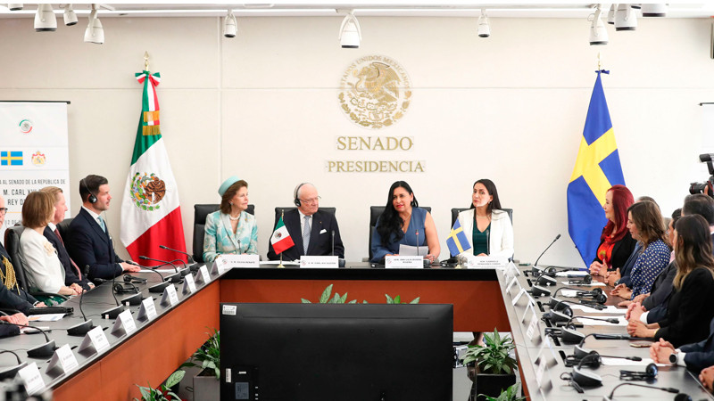 Reyes de Suecia desean suerte a México en "las elecciones más grandes de su historia" 