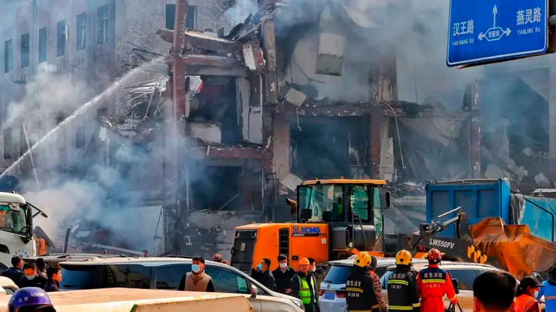 Explosión en restaurante de China deja saldo de 2 muertos y 26 heridos 