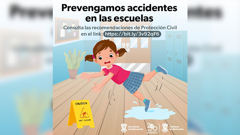 SEE emite recomendaciones de PC para prevenir accidentes en escuelas 