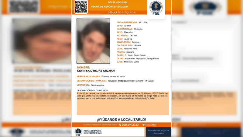 Identifican a persona asesinada en Morelia, Michoacán, este miércoles
