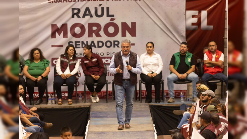 Justicia social y libertades democráticas, los objetivos de la 4T en Michoacán: Morón