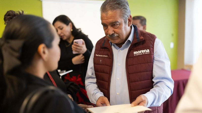 Acuerda Morón con sindicalismo michoacano trabajar por consolidación de la 4T 