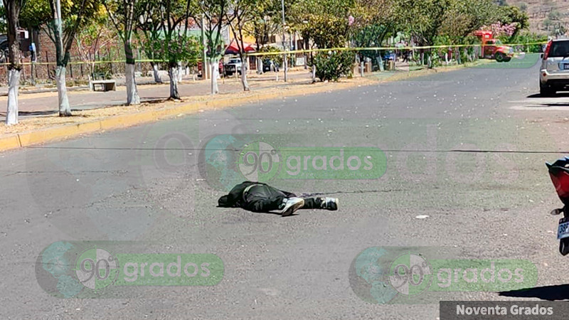 Ultiman a tiros a un joven en Jacona, Michoacán