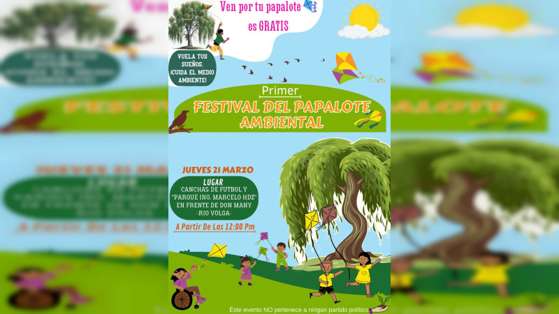 Colonos de San Francisco Uruapan Río Volga, realizarán el Primer Festival del Papalote Ambiental 