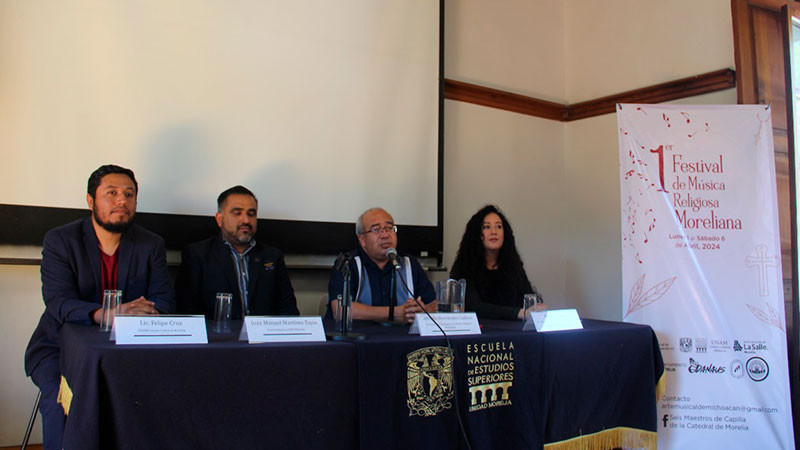Viene el 1er. Festival de Música Religiosa Moreliana  