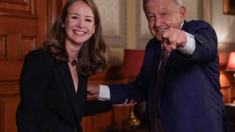 Presidencia baja entrevista de AMLO con Inna Afinogenova, por orden del INE 