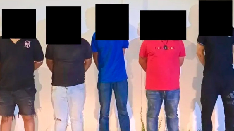 Caen 6 por portación de armas exclusivas de las Fuerzas Armadas, en Monterrey; hay un menor de edad 