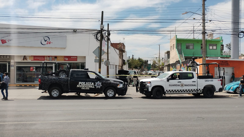 Ataque armado en Celaya deja a una persona sin vida y dos más lesionadas