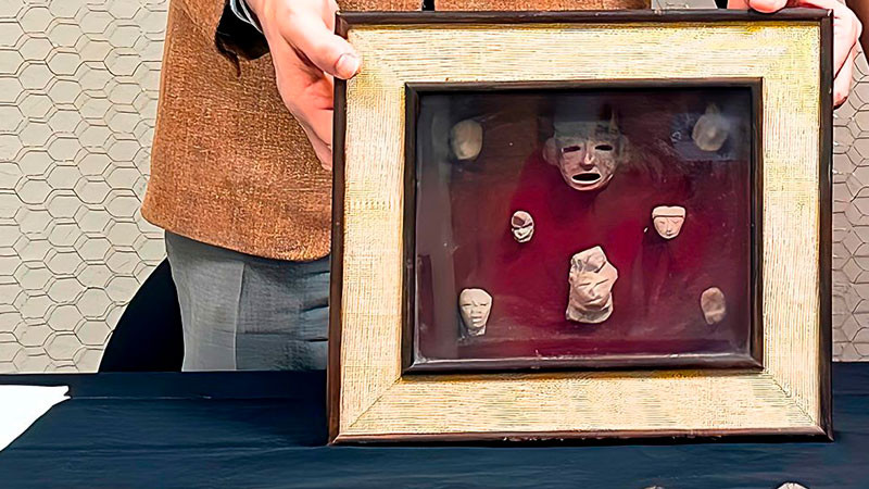 México recupera 13 piezas arqueológicas en Tucson, Arizona 