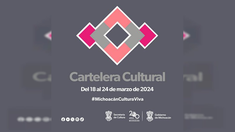 Arte y tradición, en la cartelera cultural del 18 al 24 de marzo 