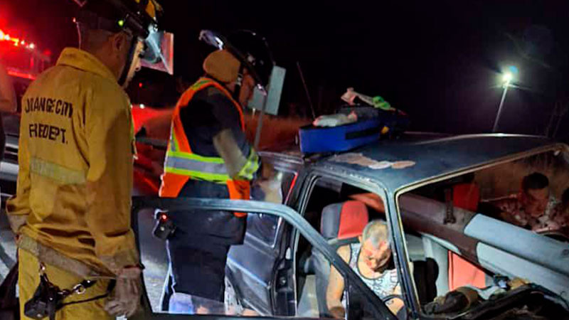 Se registra accidente por exceso de velocidad, en periférico de Querétaro capital 