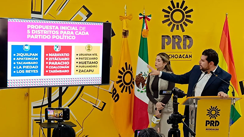 PRD Michoacán responsabiliza a PAN nacional por el poco avance en definición de candidaturas  