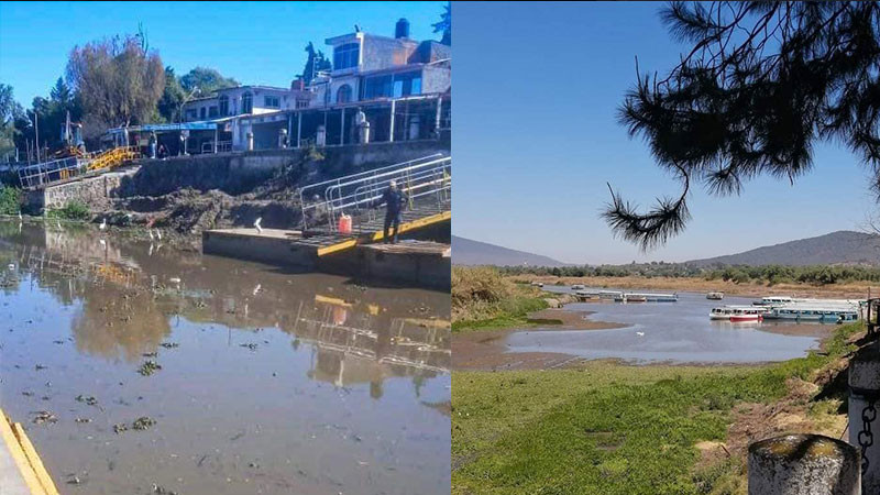 Se movilizan ciudadanos en defensa del Lago de Pátzcuaro, en Michoacán 