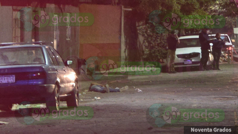 En plena vía pública ultiman a tiros a joven en Zamora, Michoacán