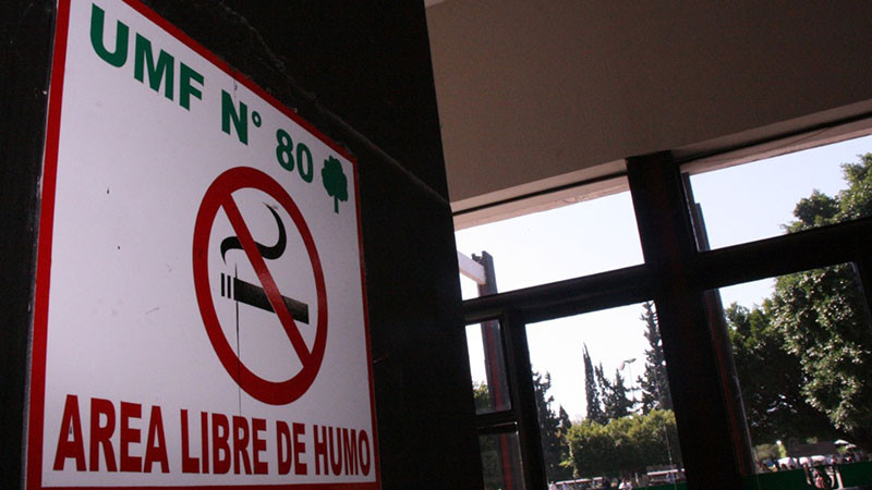 IMSS Michoacán busca prevenir padecimientos derivados por el consumo de tabaco 